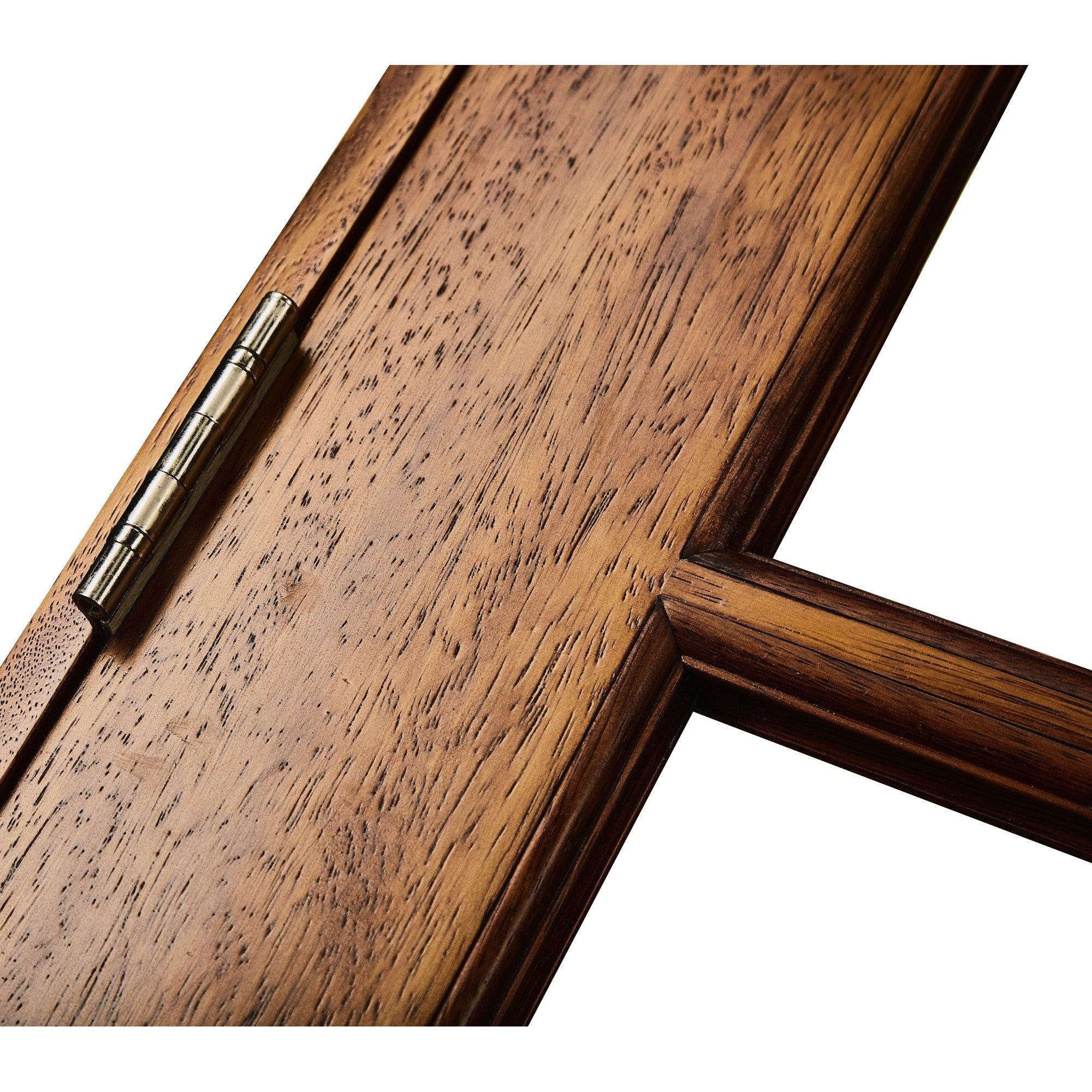 36" Prehung Mahogany Entry Door System (3/4 Glass 6 Lite) - Pease Doors: The Door Store