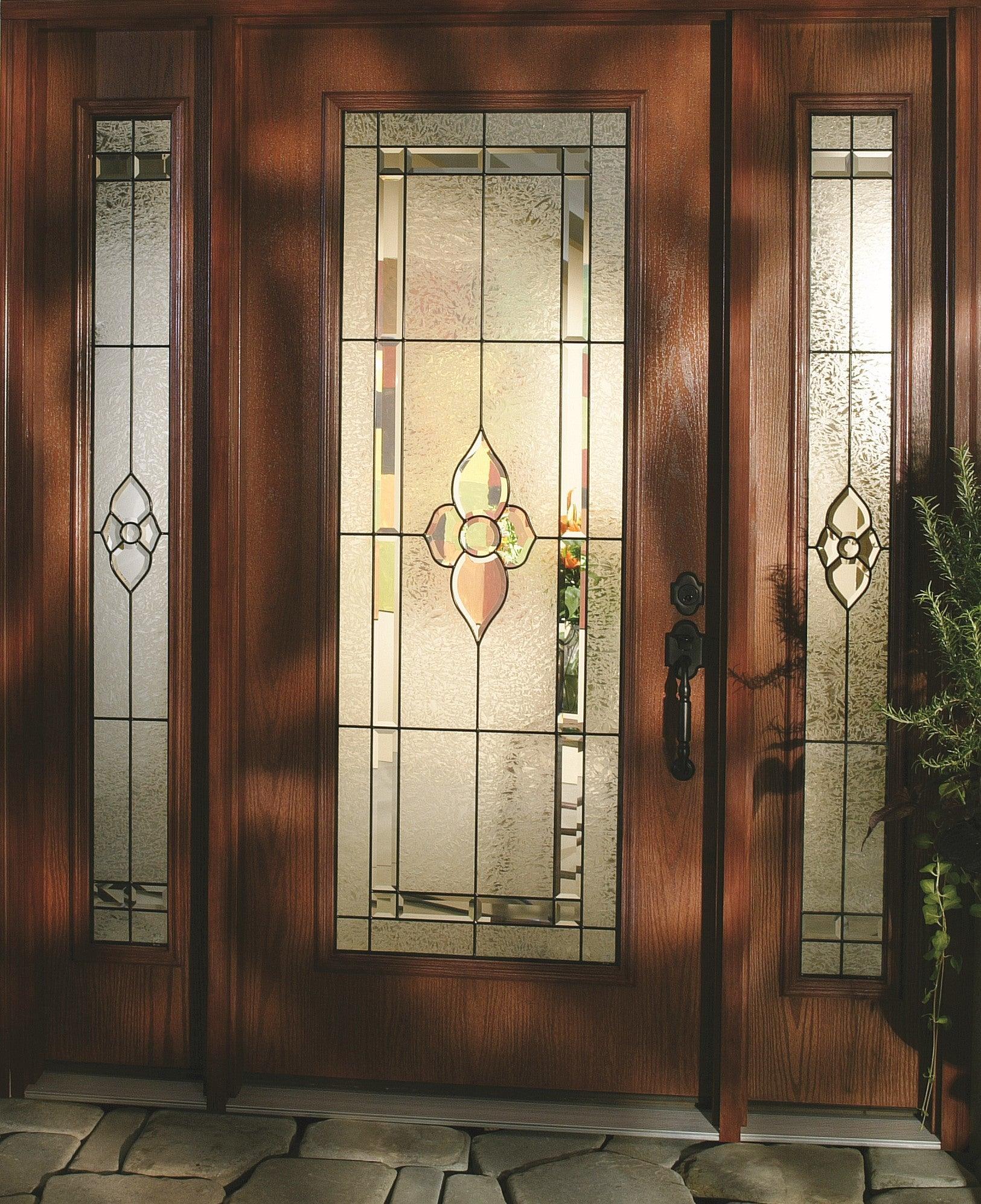 Normandy Glass and Frame Kit (Half Sidelite 10" x 38" Frame Size) - Pease Doors: The Door Store