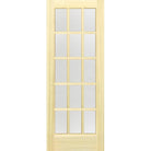 Poplar Interior Door Slab (15 Lite Glass) - Pease Doors: The Door Store