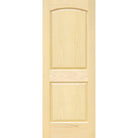 Poplar Interior Door Slab (2 Panel Archtop) - Pease Doors: The Door Store