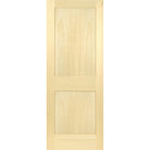 Poplar Interior Door Slab (2 Panel Shaker) - Pease Doors: The Door Store