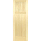 Poplar Interior Door Slab (3 Panel Craftsman) - Pease Doors: The Door Store