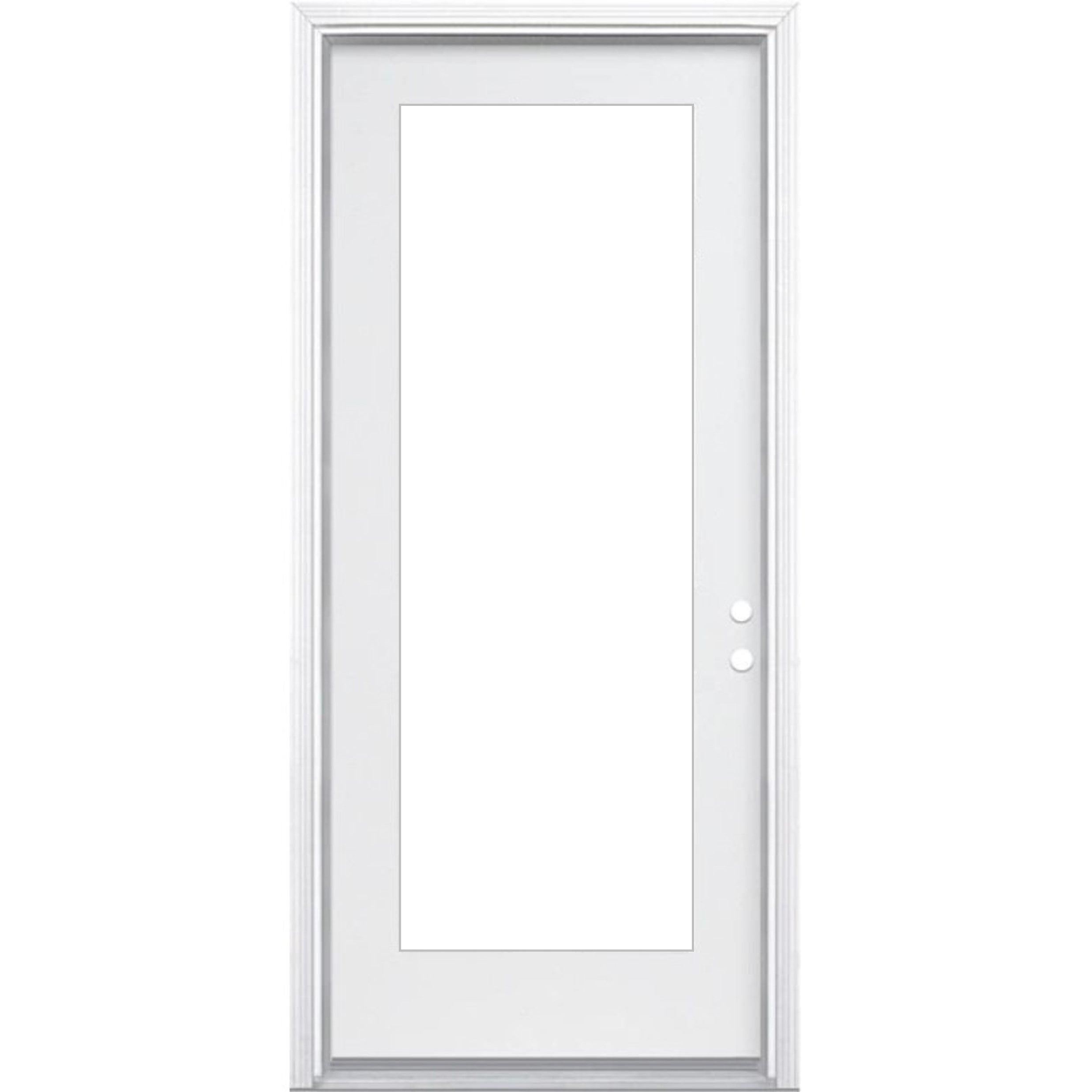 36" Smooth Fiberglass Entry Door & Framing Kit (6 Panel) - Pease Doors: The Door Store