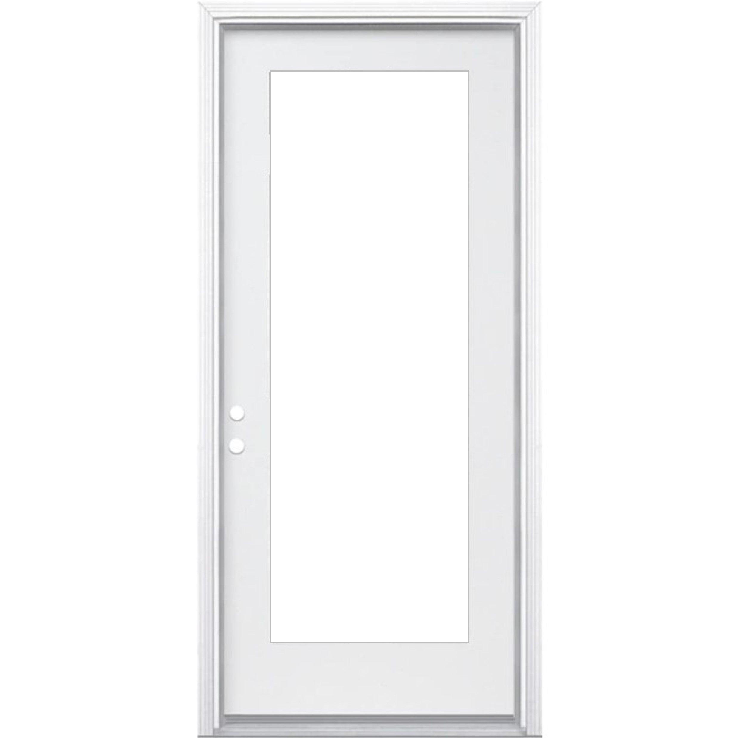 36" Smooth Fiberglass Entry Door & Framing Kit (6 Panel) - Pease Doors: The Door Store